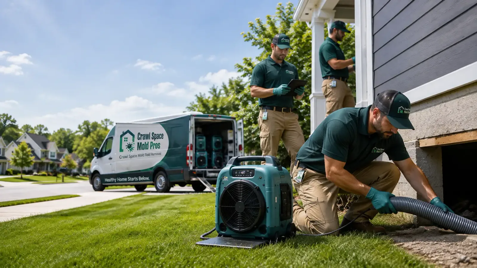 Crawl Space Mold Removal in Indian Wells, CA